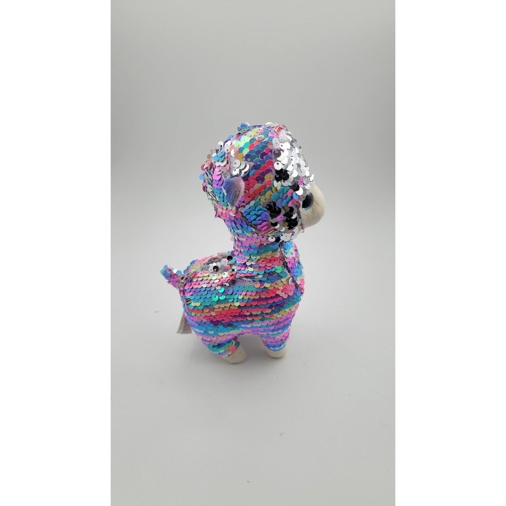 Ty Flippables LOLA Llama 9" Sequin‎ Stuffed Plush New MWMT's